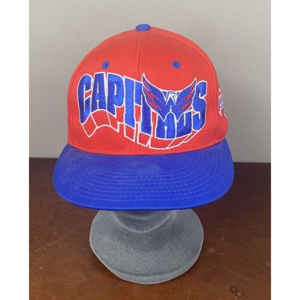 Rare NHL Washington Capitals Rock The Red Hockey Ball Cap Hat Snapback Zephyr